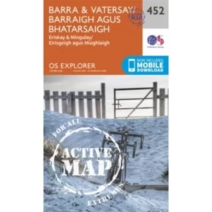 Image of Barra and Vatersay / Barraigh Agus Bhatarsaigh by Ordnance Survey (Sheet map, folded, 2015)