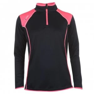 Image of ONeills Bailey Quarter Zip Top Mens - Navy/Pink/Wht