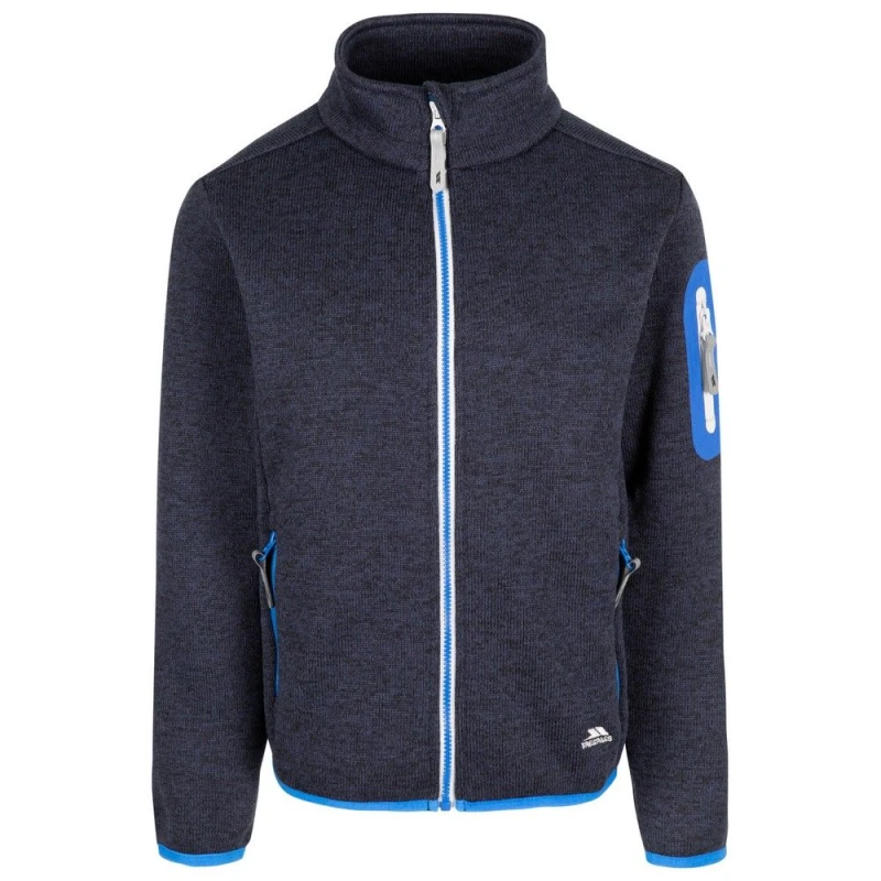 Image of Trespass Whisk AT300 Fleece Jacket in Navy Size: 5-6 Years Navy Unisex 5-6 Years