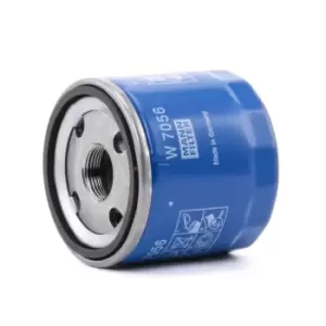 Image of MANN-FILTER Oil filter OPEL,CHEVROLET,MG W 7056 12640445,12640445,55496755 Engine oil filter 55496756,55499629,650189,650237,95528296,12640445