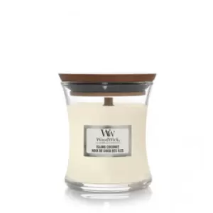 Image of Woodwick Island Coconut Scented Candle 85g