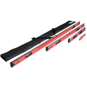 Image of Hilka 4 Piece Torpedo Level Set - 24 / 48 / 72-Inch