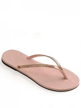 Image of Havaianas You Shine Ballet Flip Flop - Ballet Rose , Ballet Rose, Size 6-7, Women