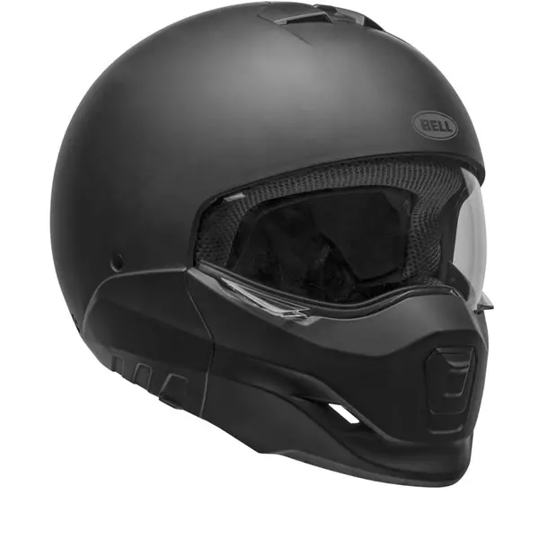 Image of Bell Broozer Solid Matte Black Modular Helmet Size M