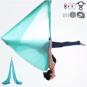 Image of VEVOR Aerial Silks 10 Meters Long Yoga Swing Kit Yoga Hammock Flying Dance Aerial Yoga Yoga Aerial Silk Fabric Acrobatic Silks Antigravity Yoga Hammoc