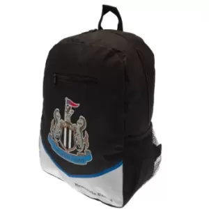 Image of Newcastle United FC Swoop Backpack (One Size) (Black/White)