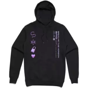 Image of Bring Me The Horizon - Amo Symbols Unisex Medium Pullover Hoodie - Black