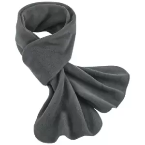 Image of Beechfield Fleece Recycled Scarf (One Size) (Steel Grey)