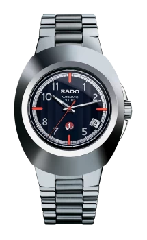 Image of Rado New Original Automatic Mens watch - Water-resistant 10 bar (100 m), Hardmetal, black