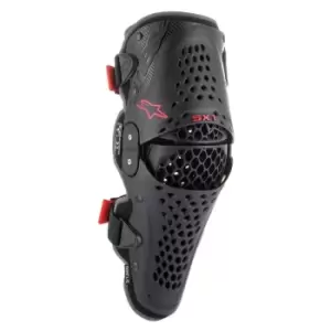 Image of Alpinestars SX-1 V2 Black Red Knee 2XL