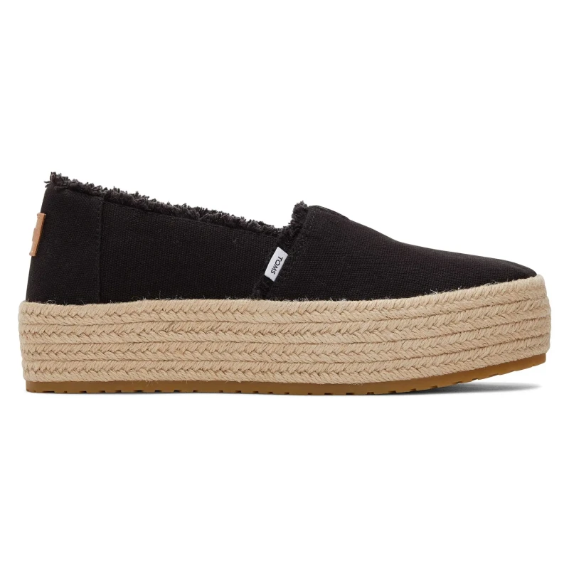 Image of TOMS Womens espadrilles Toms Valencia Noir Female 36