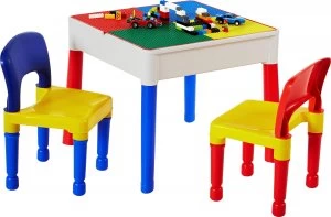 Image of Liberty Construction Multi Purpose Activity Table 2 Chairs