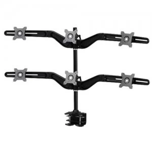 Image of Amer AMR6C flat panel desk mount 61cm (24") Clamp Black