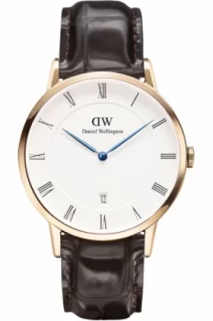Image of Mens Daniel Wellington Dapper 38mm York Rose Watch DW00100085