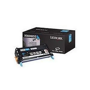 Image of Lexmark X560H2CG Cyan Laser Toner Ink Cartridge