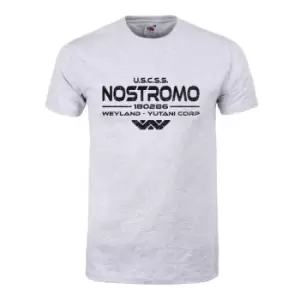Image of Grindstore Mens Nostromo T-Shirt (M) (Grey)