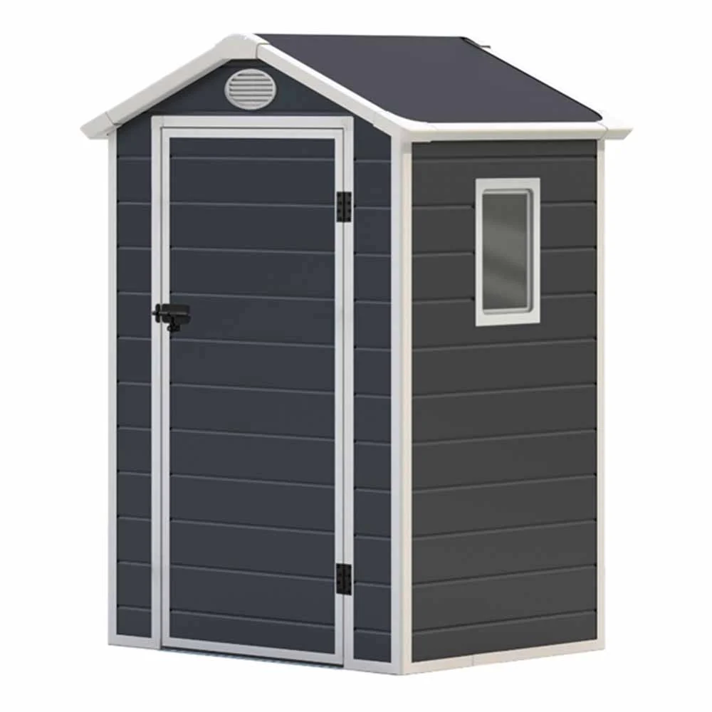Image of Charles Bentley Plastic Shed 4.4ft x 3.4ft
