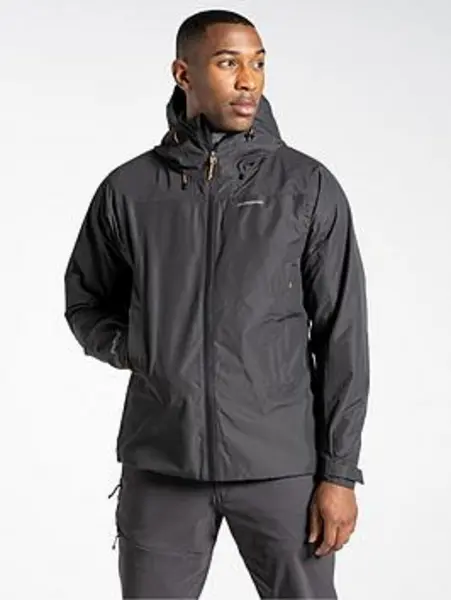 Image of Craghoppers Black Pepper Creevey Waterproof Jacket Black Male S 199551UK