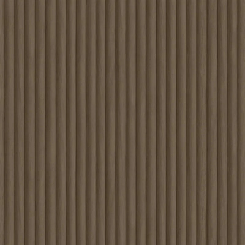 Image of Holden Decor Holden Wooden Bevel Slat Panelling Wood Panel Stripes Natural Brown Wallpaper
