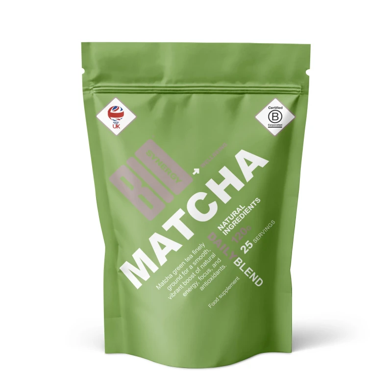 Image of Bio-Synergy Bio-Synergy pure Matcha Powder, 120g, 24 servings Nutrition Powders 24 serving Green 39118115000