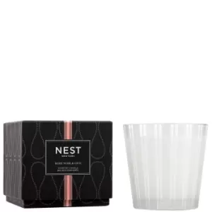Image of NEST New York Rose Noir and Oud 3-Wick Candle 600g