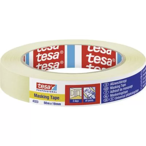 Image of tesa Masking Tape Light Beige 19mm x 50 m 4323
