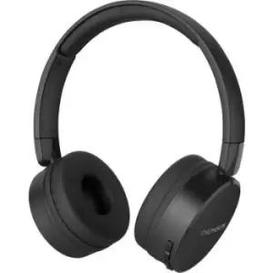 Image of Thomson WHP6011BT On-ear headphones Bluetooth (1075101), Corded (1075100) Black Headset, Volume control