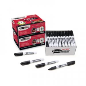 Image of Show-me Teacher Drywipe Black Marker Pack of 50 STM50
