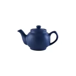 Image of Price & Kensington Matt Navy Blue 2 Cup Teapot
