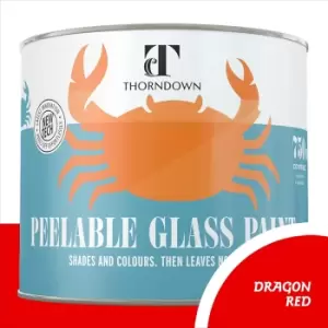 Image of Thorndown Dragon Red Peelable Glass Paint 750ml