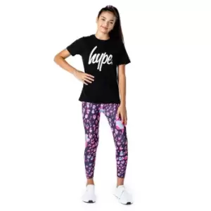 Image of Hype Shirt and Leggings - Black