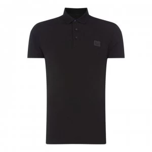 Image of Antony Morato Short Sleeve Polo Shirt - BLACK 9000