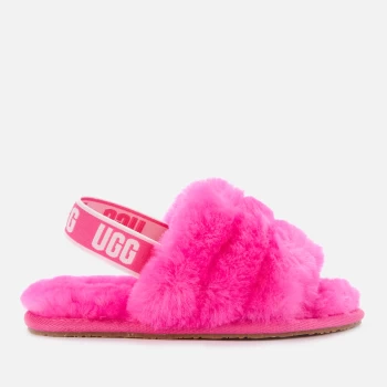 Image of UGG Toddlers Fluff Yeah Slide Slippers - Rose - UK 8 Toddler
