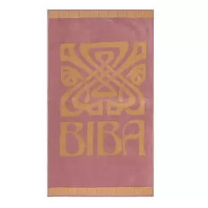 Image of Biba Biba Logo Beach Towel - Pink