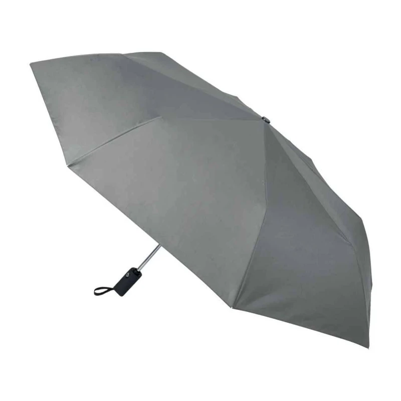 Image of Kimood Kimood Men Mini Automatic Folding Umbrella in Light Grey Light Grey One Size Male 5063693914592