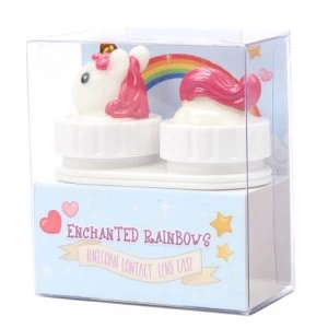 Image of Rainbow Unicorn Handy Contact Lens Case