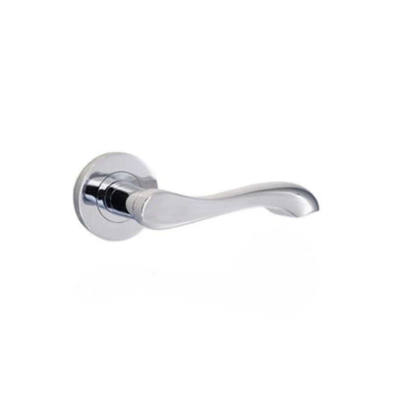 Image of Spira Brass Camila Lever Door Handle Polished Chrome