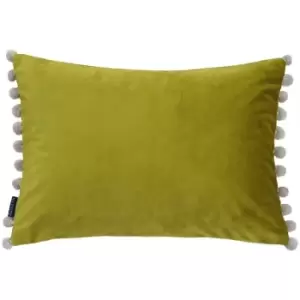 Image of Paoletti Fiesta Rectangle Cushion Cover (35 x 50cm) (Bamboo/Natural) - Bamboo/Natural