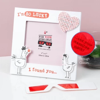 Image of For Your Eyes Only X-Ray I Found You Photo Frame 4x4