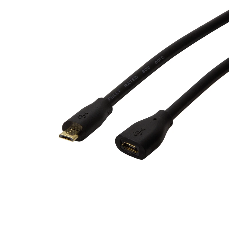 Image of LogiLink CU0121 USB cable USB 2.0 1m Micro-USB B Black