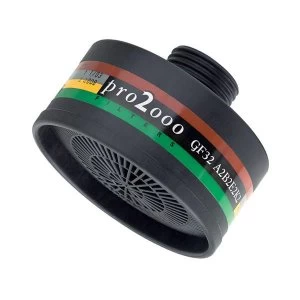 Image of Scott Safety Pro 2000 GF32 A2B2E2K2 Gas Filter 40mm Thread Black