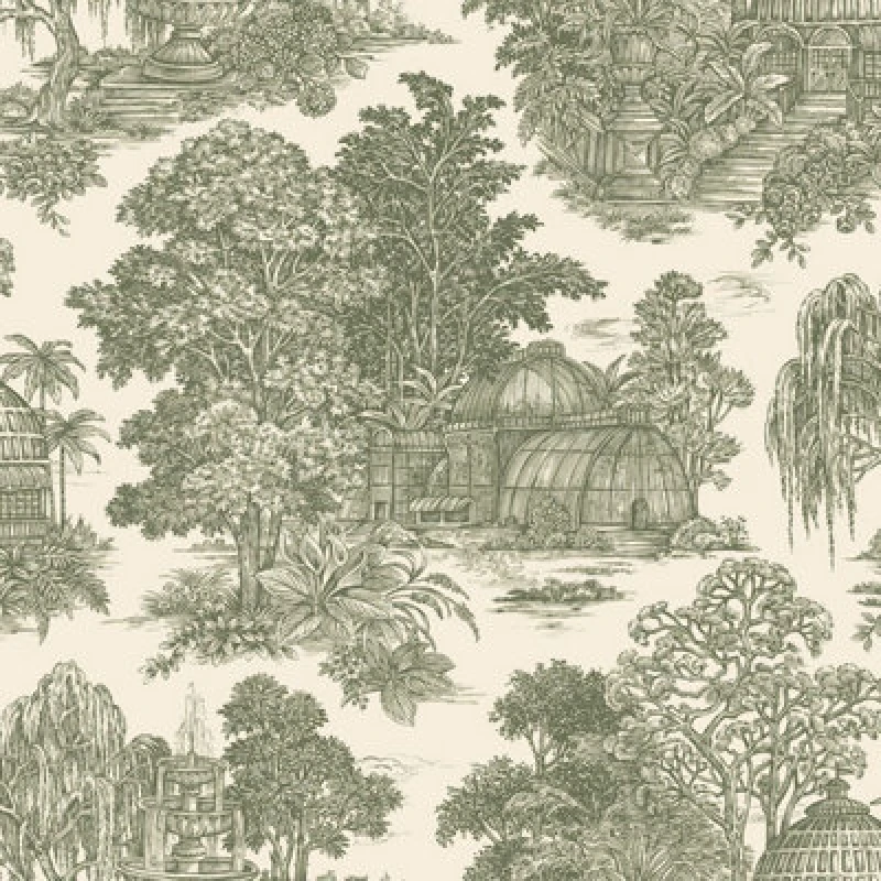 Image of Holden Decor Osterley Green Wallpaper, Green 13950