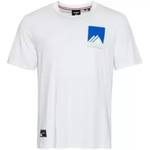 Image of Superdry Mount Patch T Shirt - White