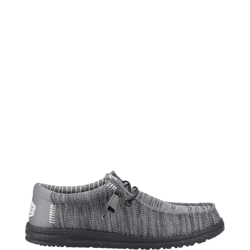 Image of HEYDUDE Wally Stretch Mesh Shoes Grey male 7 (41)