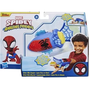Image of Hasbro Marvel Spidey and His Amazing Friends Spidey Web Slinger Wrist Toy