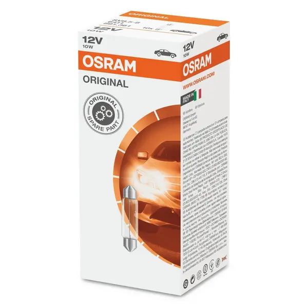 Image of OSRAM Bulb 6411 VW,AUDI,MERCEDES-BENZ,Golf IV Schrgheck (1J1),Golf V Schrgheck (1K1),POLO (9N_),TOURAN (1T1, 1T2)