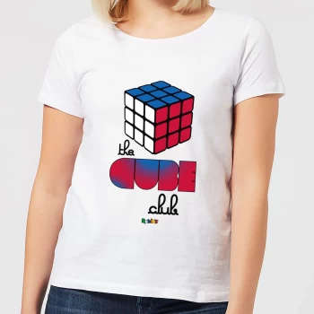 Image of The Cube Club Womens T-Shirt - White - S