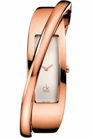 Image of Ladies Calvin Klein Feminine Small Bangle Watch K2J24601