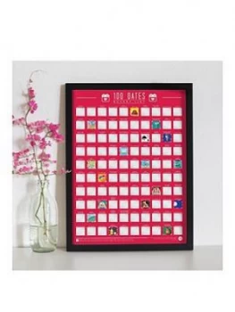 Image of Gift Republic 100 Dates Bucket List Scracth Off Poster