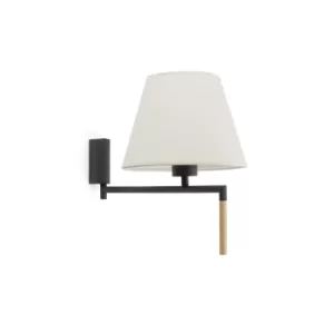 Image of Ron Wall Light with Shade Grey, E27